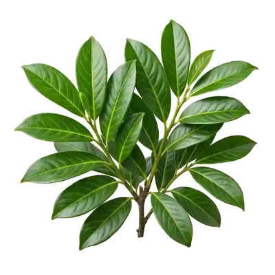Haie dense et vigoureuse de laurier-cerise étalant ses grandes feuilles persistantes coriaces, ovales et d'un magnifique vert brillant