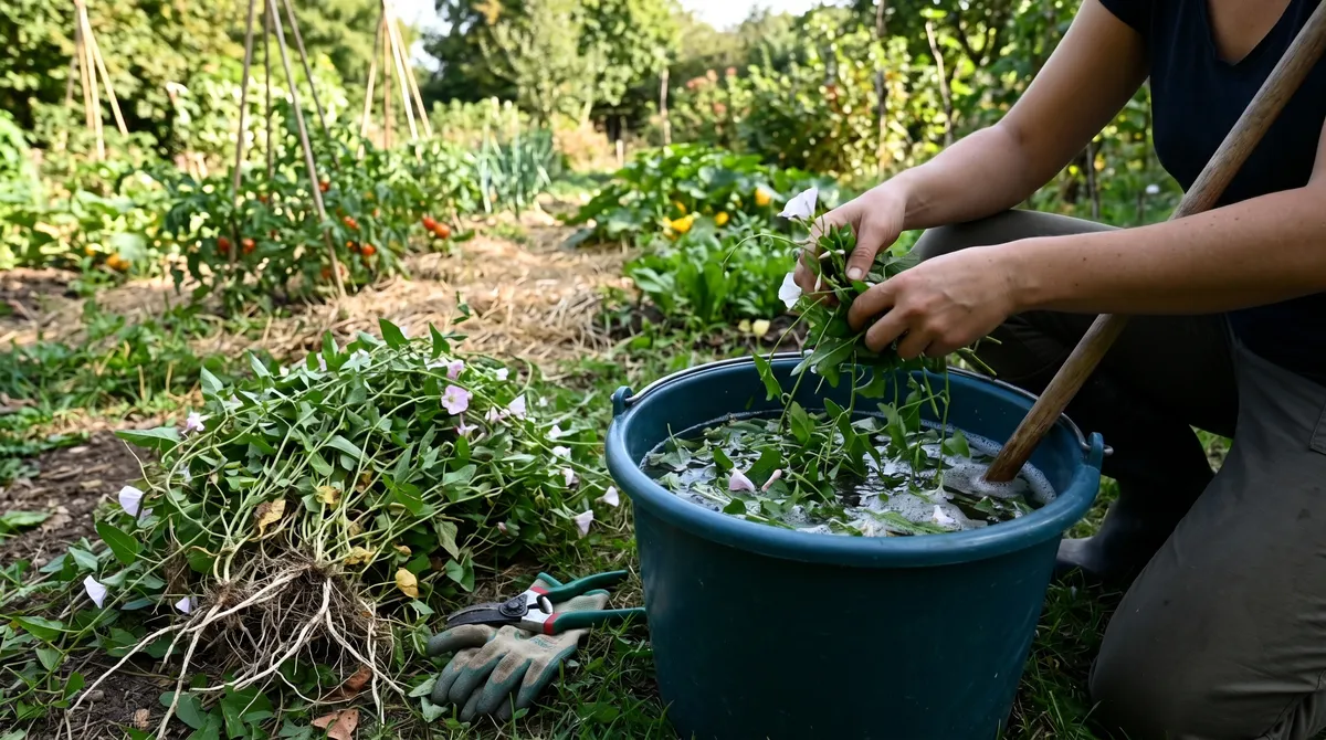 Ne jetez plus le liseron : Transformez cette mauvaise herbe en purin ultra-fertilisant