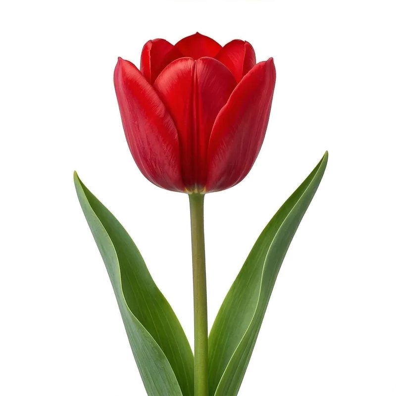 Élégantes et classiques fleurs de tulipes en forme de coupe colorée, portées fièrement à la verticale par leurs tiges charnues