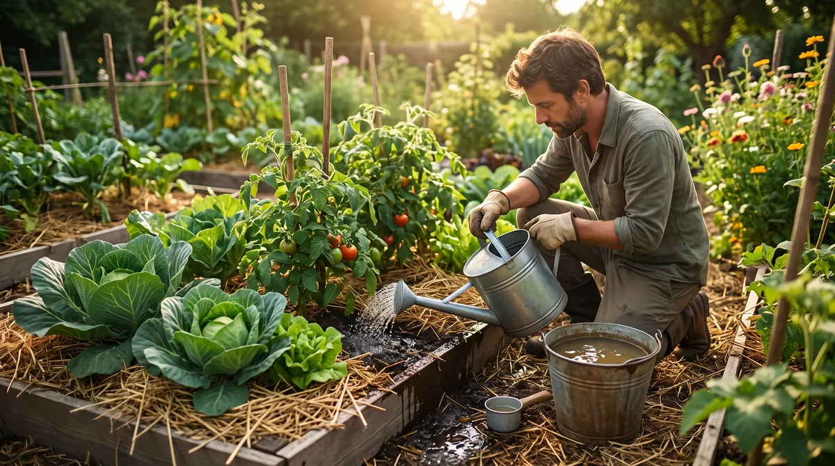 L'urine au potager : Le meilleur engrais azoté gratuit (et comment bien l'utiliser)